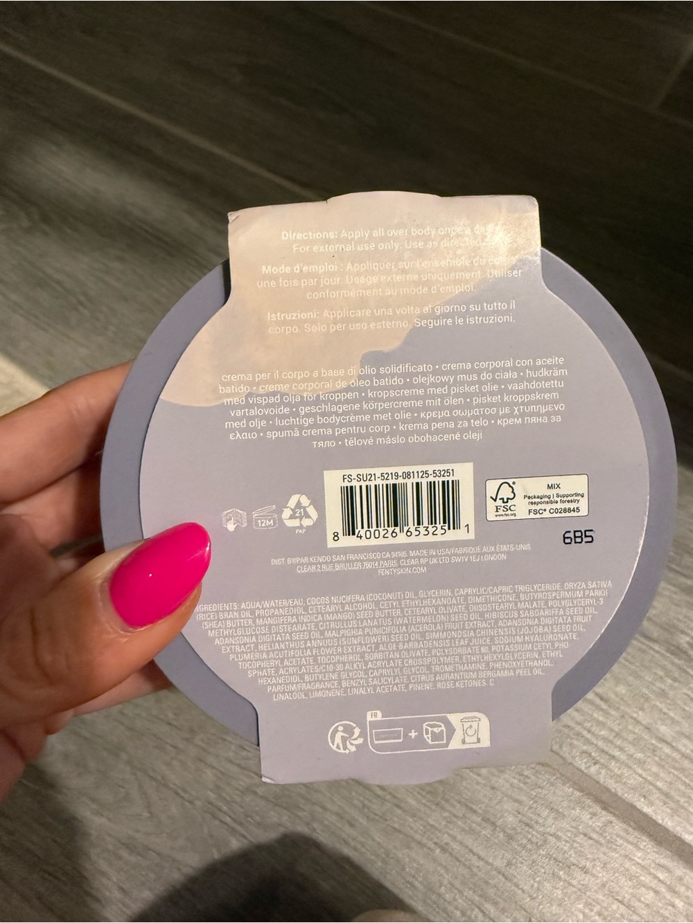 NIB Fenty Butta Drop Body Cream - Picture 4 of 5